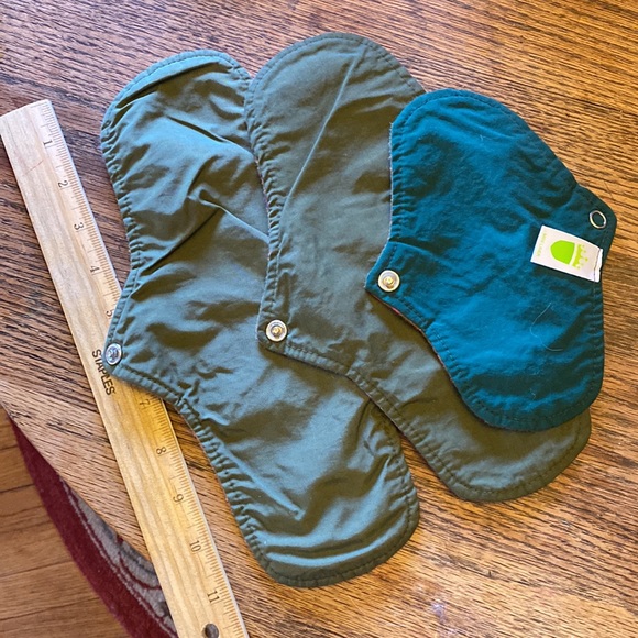 Party in my pants pads womens cotton flannel menstrual set mini large overnight - Picture 4 of 8